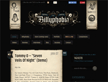 Tablet Screenshot of billyphobia.com